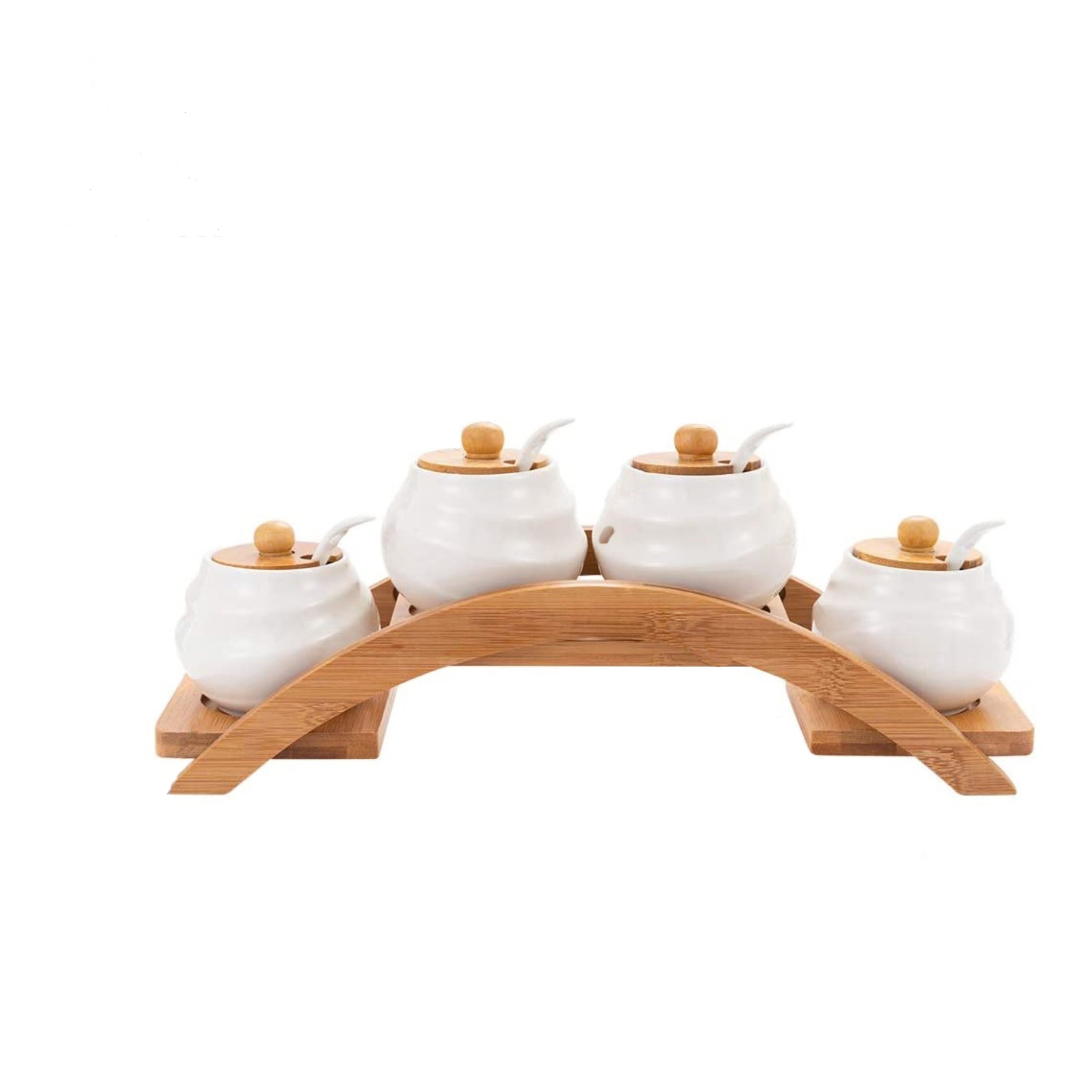 سرویس ادویه 4 عددی بامبوم مدل بستا کد B1102